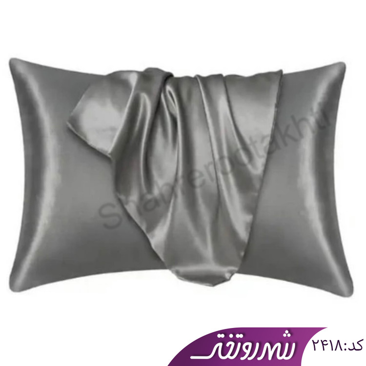 روبالشتی ساتن نوک مدادی کد۲۴۱۸