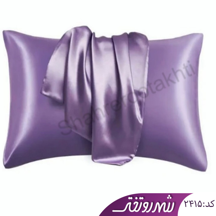 روبالشتی ساتن یاسی کد۲۴۱۵