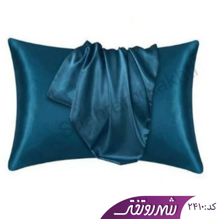 روبالشتی ساتن آبی کد۲۴۱۰
