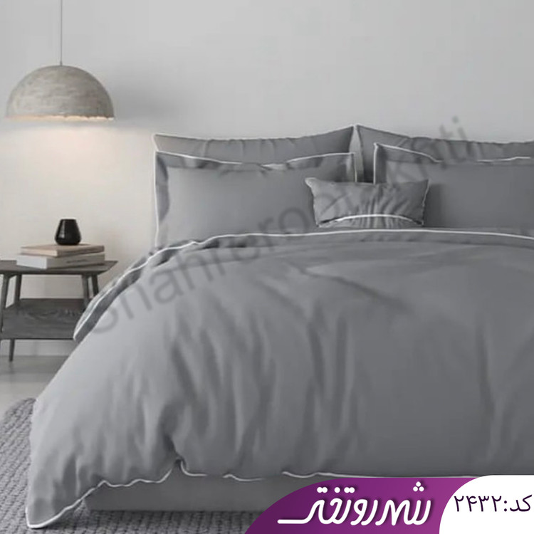 لحاف و روتختی مغزی دوزی طوسی کد۲۴۳۲