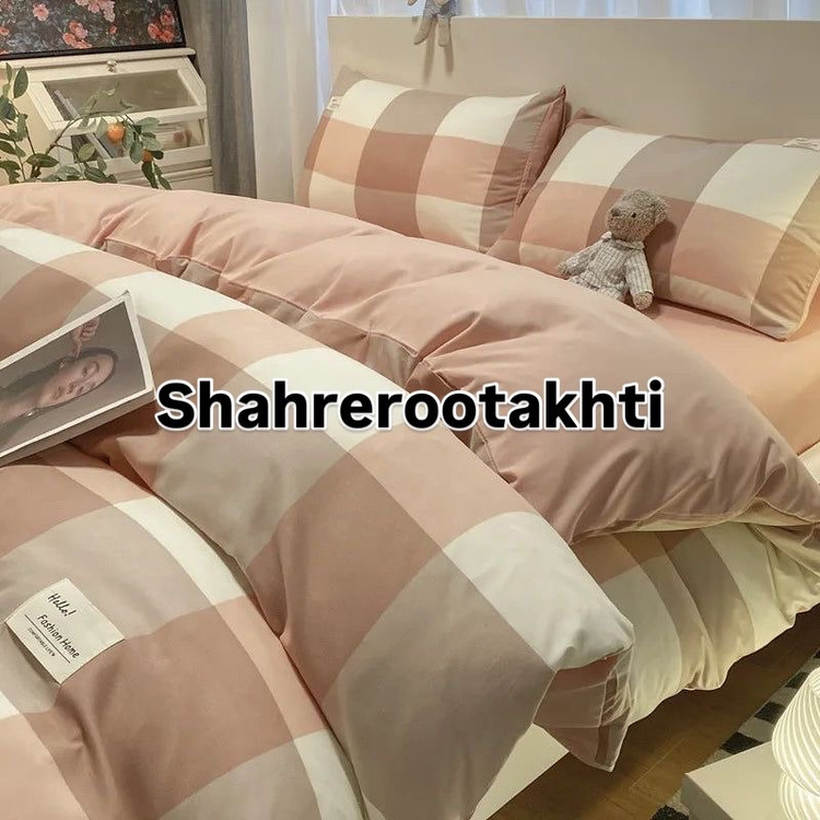 لحاف و روتختی شطرنجی نود پینترستی